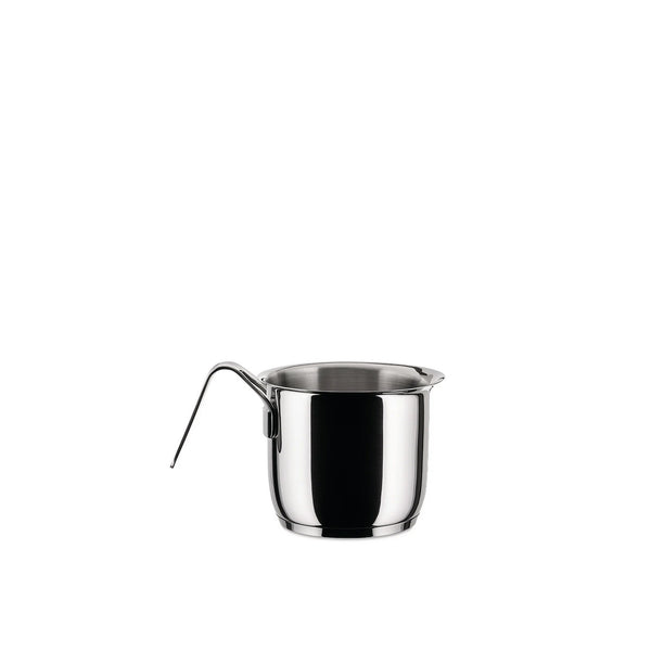 Alessi Bollilatte Pots&Pans 14 cm – Acciaio Inossidabile Lucido, Adatto per Induzione