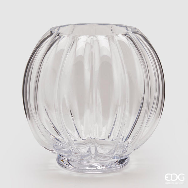 Vaso zucca in vetro h29 cm Ø30
