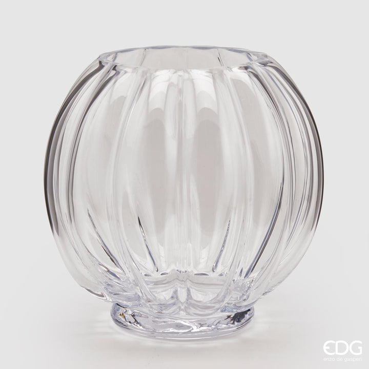 Vaso zucca in vetro h29 cm Ø30