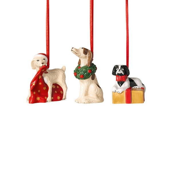 Set 3pz cani Nostalgic Ornaments Villeroy & Boch