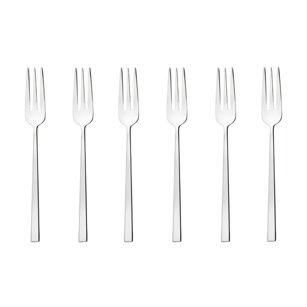 Confezione 6 Forchette dolce Rock Sambonet in acciaio inox