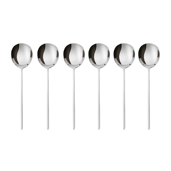 Set 6 cucchiai dolce Gurmet 100 inox Sambonet