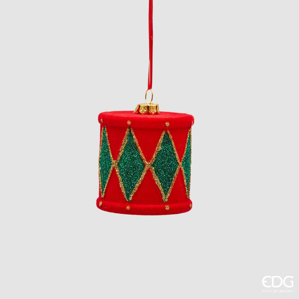 Addobbo tamburo Green Red H6