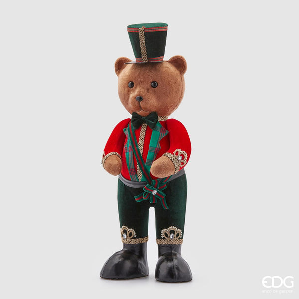 Orso Noel Nutcracker H60 green red