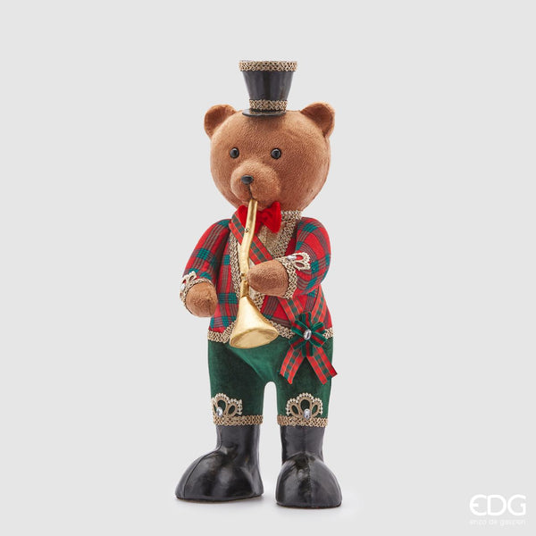 Orso Noel Nutcracker H61 green red