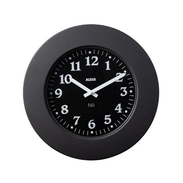 ALESSI Momento – Orologio da Parete in Acciaio Nero