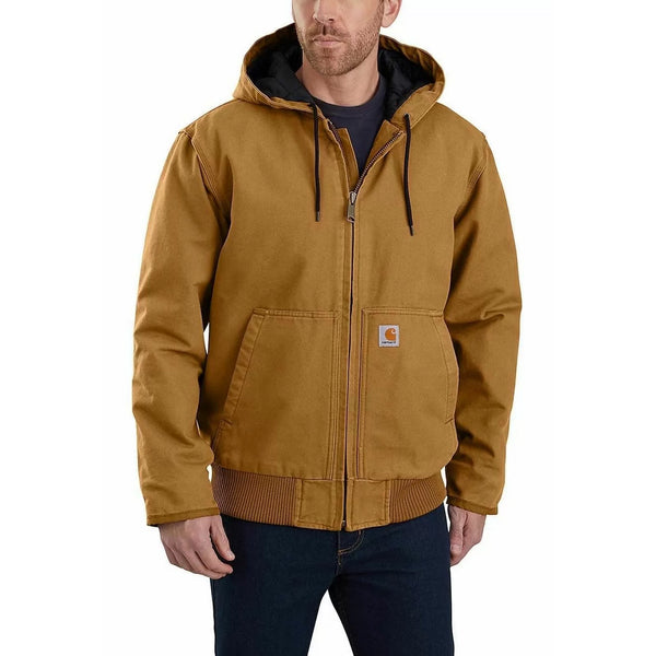 Carhartt Giacca da Lavoro Duck Active con Cappuccio - Resistente e Isolante