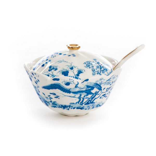 Zuccheriera Seletti Hybrid "Maurilia" in Porcellana Bone China